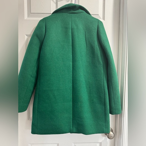 J. Crew Mercantile Emerald Pea Coat - Picture 3 of 3